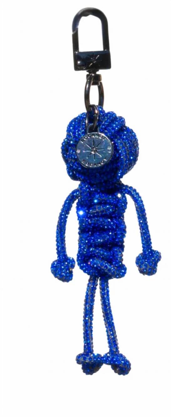 NEW ROCKNOT mascot keychain bag charm in cobalt